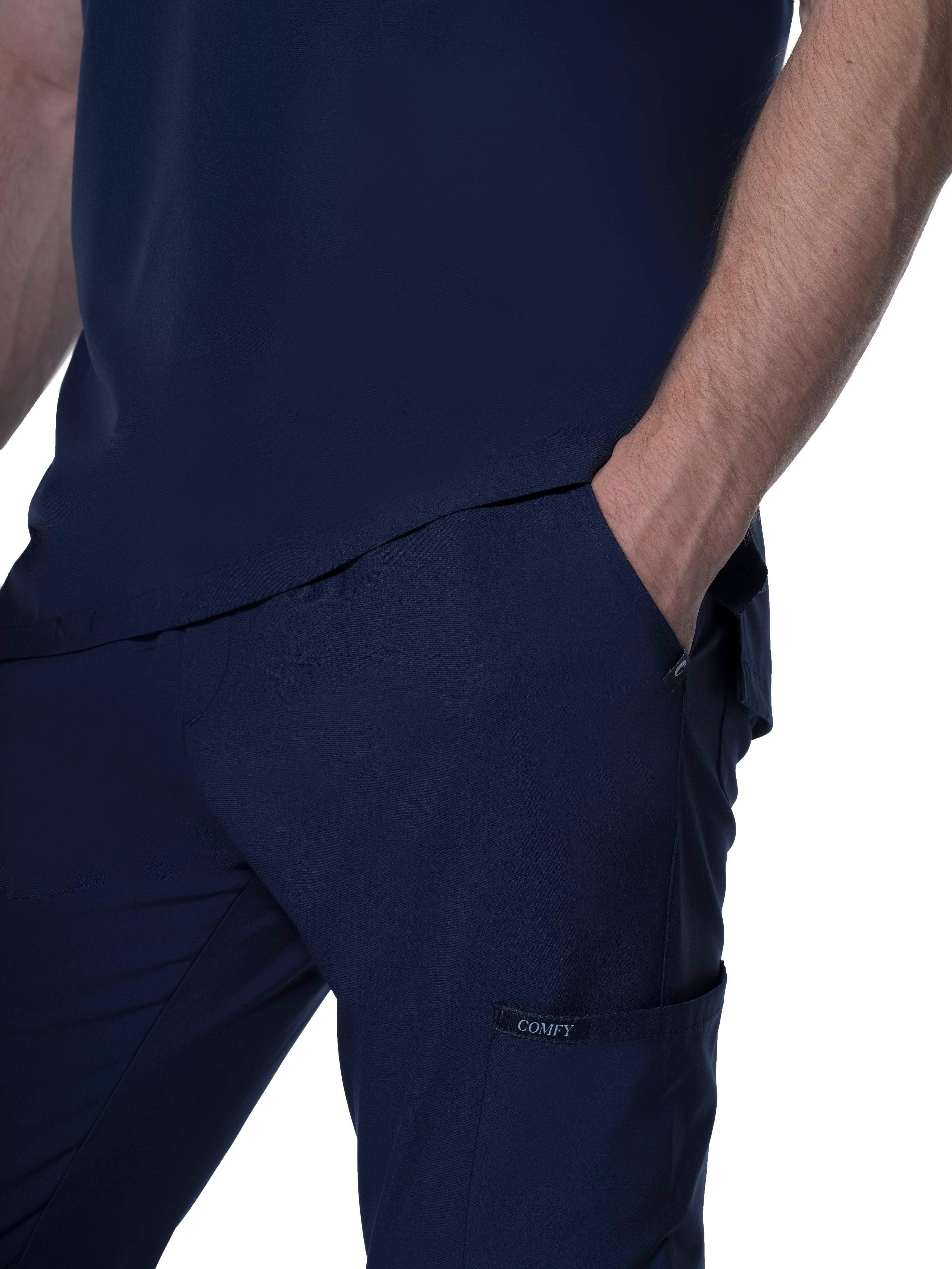Comfy Master – Cosmo Lacivert Erkek Tek Kargo Pantolon Medikal Üniforma - Comfy Master 2025