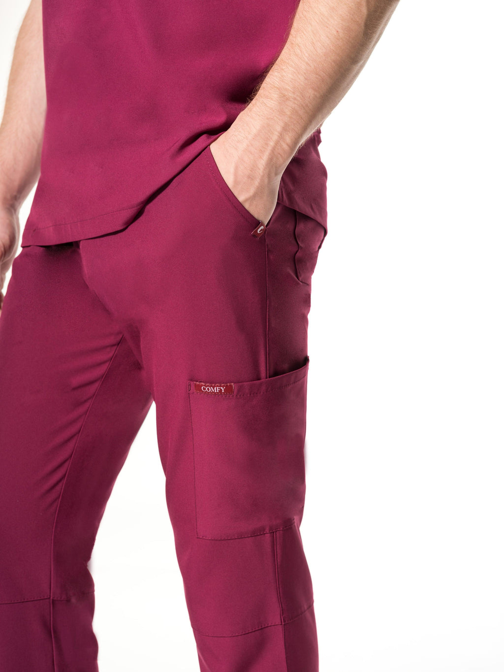 Comfy Master – Cosmo Vişne Erkek Tek Kargo Pantolon Medikal Üniforma - Comfy Master 2025
