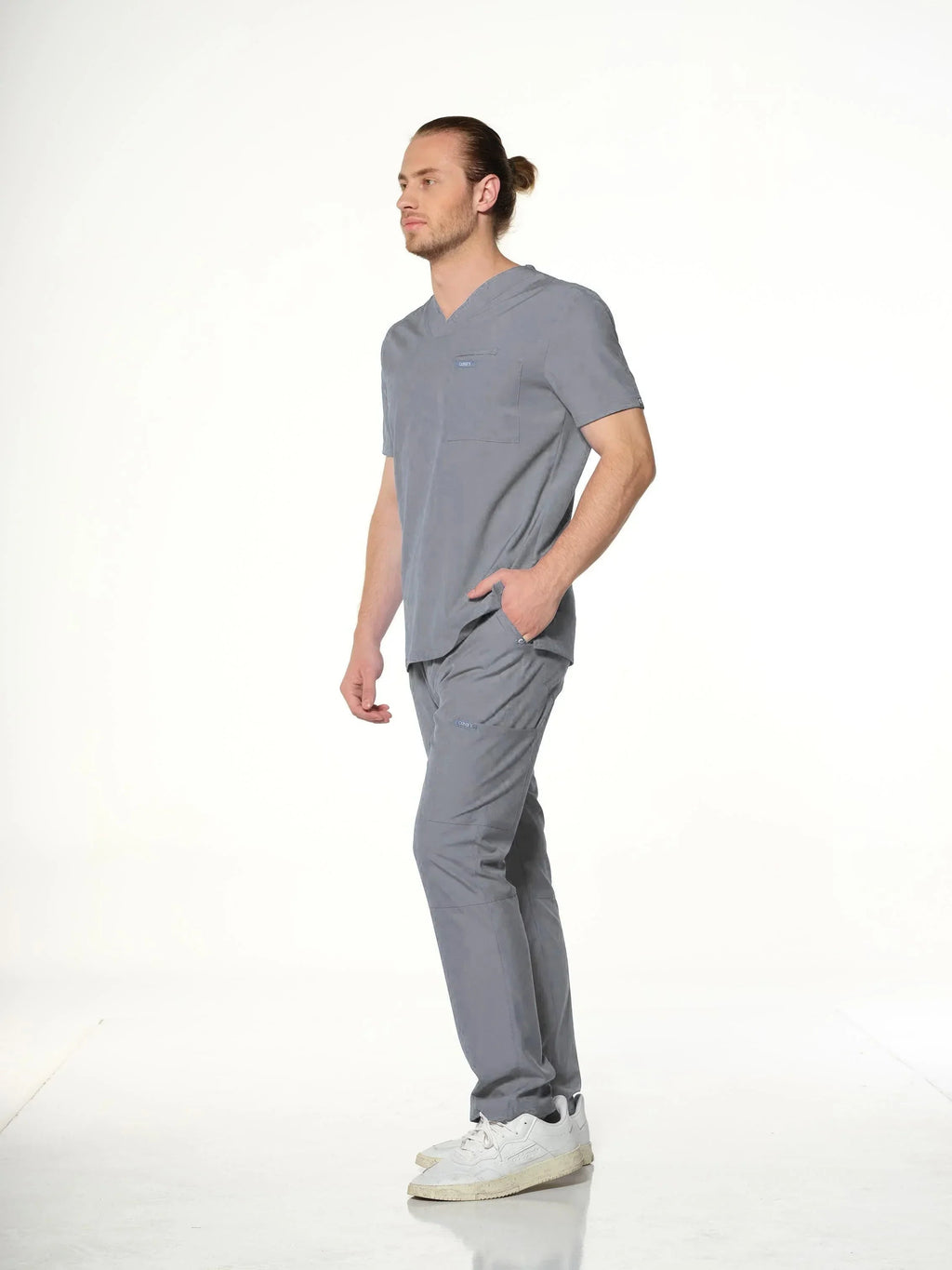 Comfy Master – Cosmo Gri Erkek Tek Kargo Pantolon Medikal Üniforma - Comfy Master 2025