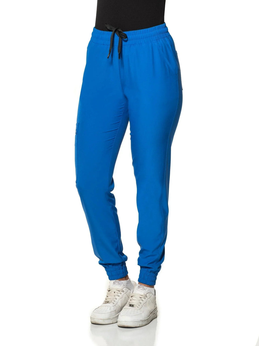 Comfy Master – Sierra Saks Mavi Kadın Kargo Jogger Medikal Üniforma Tek Alt - Comfy Master 2025