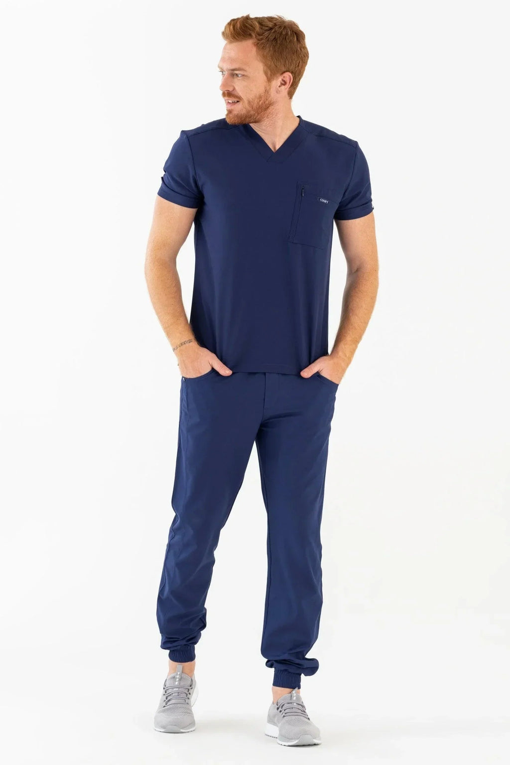 Comfy Master - Jedi Lacivert Erkek Jogger Medikal Üniforma Tek Alt - Comfy Master 2025