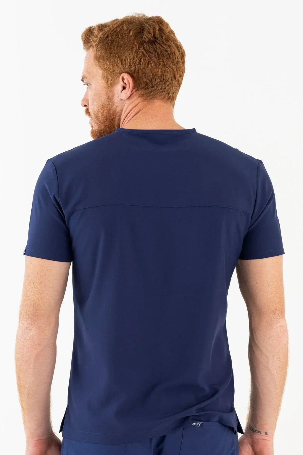 Comfy Master – Rebel Lacivert Erkek V-Yaka Medikal Üniforma Tek Üst - Comfy Master 2025