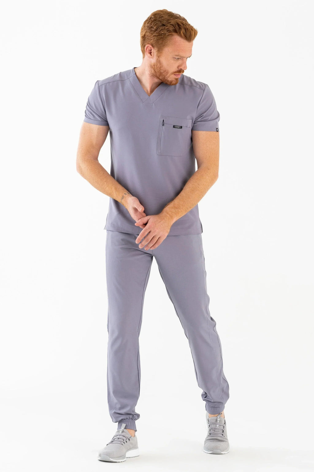 Comfy Master - Jedi Gri Erkek Jogger Medikal Üniforma Tek Alt - Comfy Master 2025