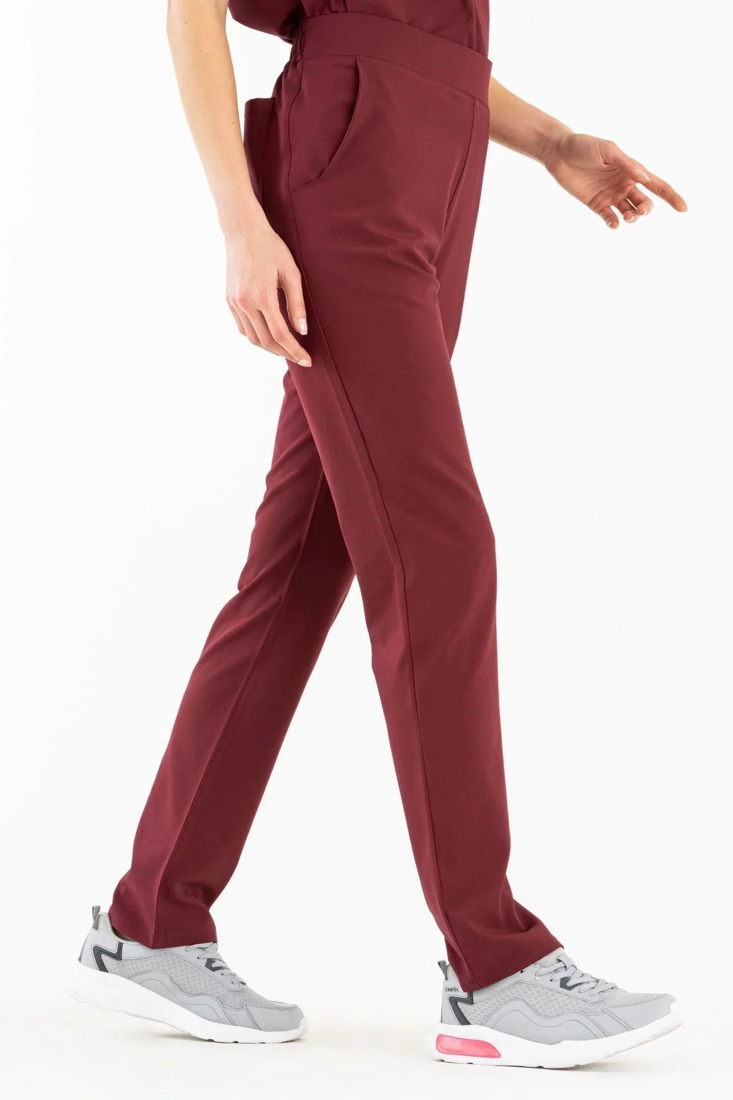 Comfy Master - İlay Bordo Kadın Medikal Üniforma Tek Alt - Comfy Master 2025