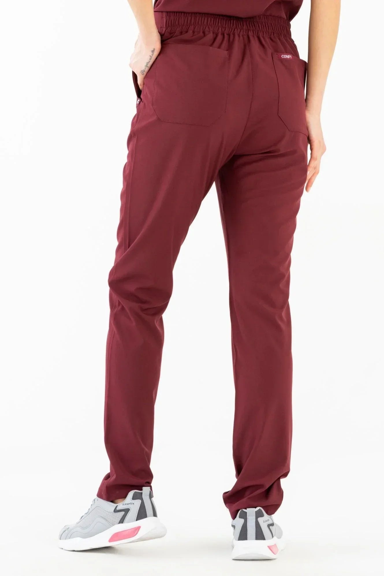 Comfy Master - İlay Bordo Kadın Medikal Üniforma Tek Alt - Comfy Master 2025