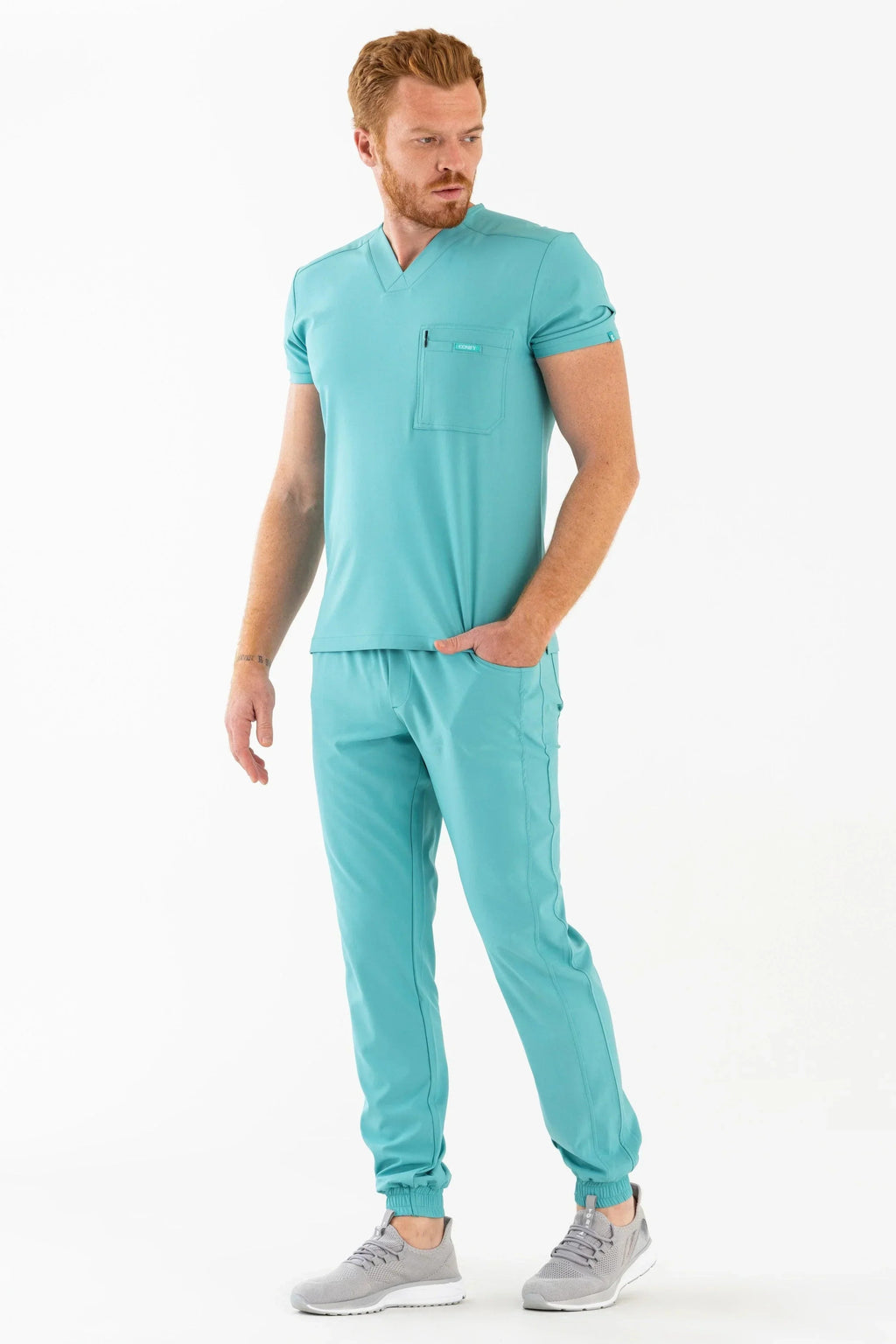 Comfy Master - Jedi Turkuaz Erkek Jogger Medikal Üniforma Tek Alt - Comfy Master 2025