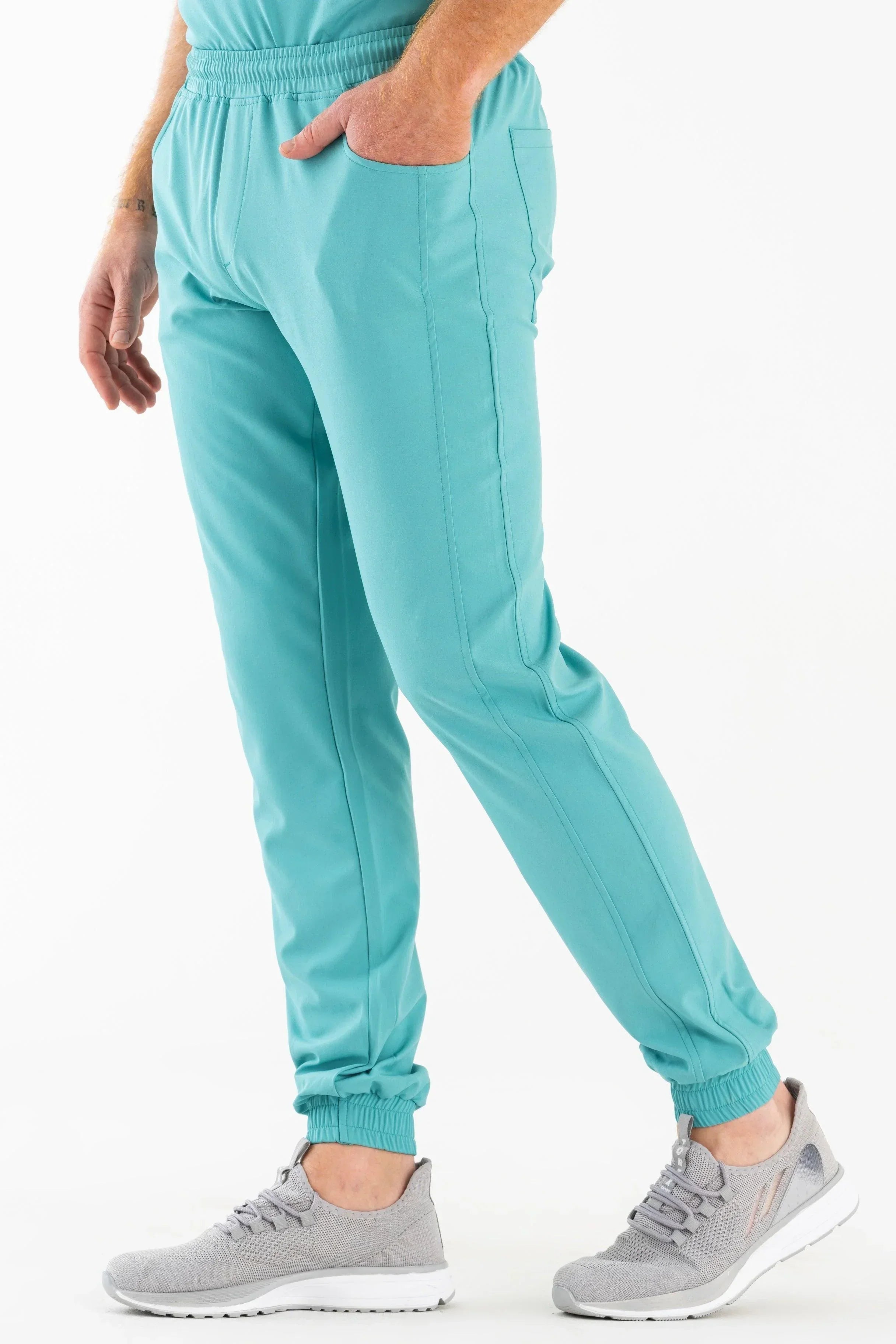 Comfy Master - Jedi Turkuaz Erkek Jogger Medikal Üniforma Tek Alt - Comfy Master 2025