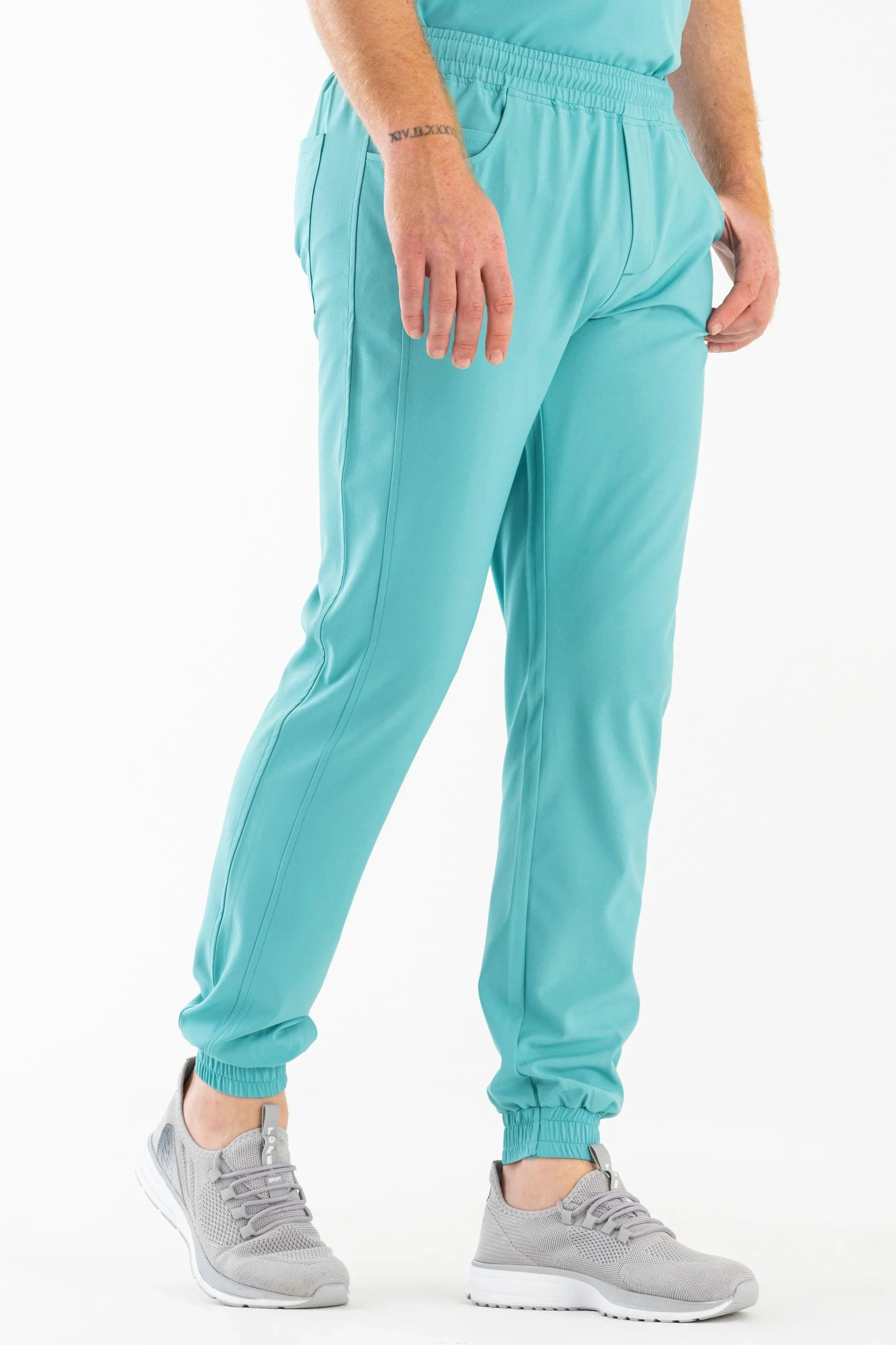 Comfy Master - Jedi Turkuaz Erkek Jogger Medikal Üniforma Tek Alt - Comfy Master 2025