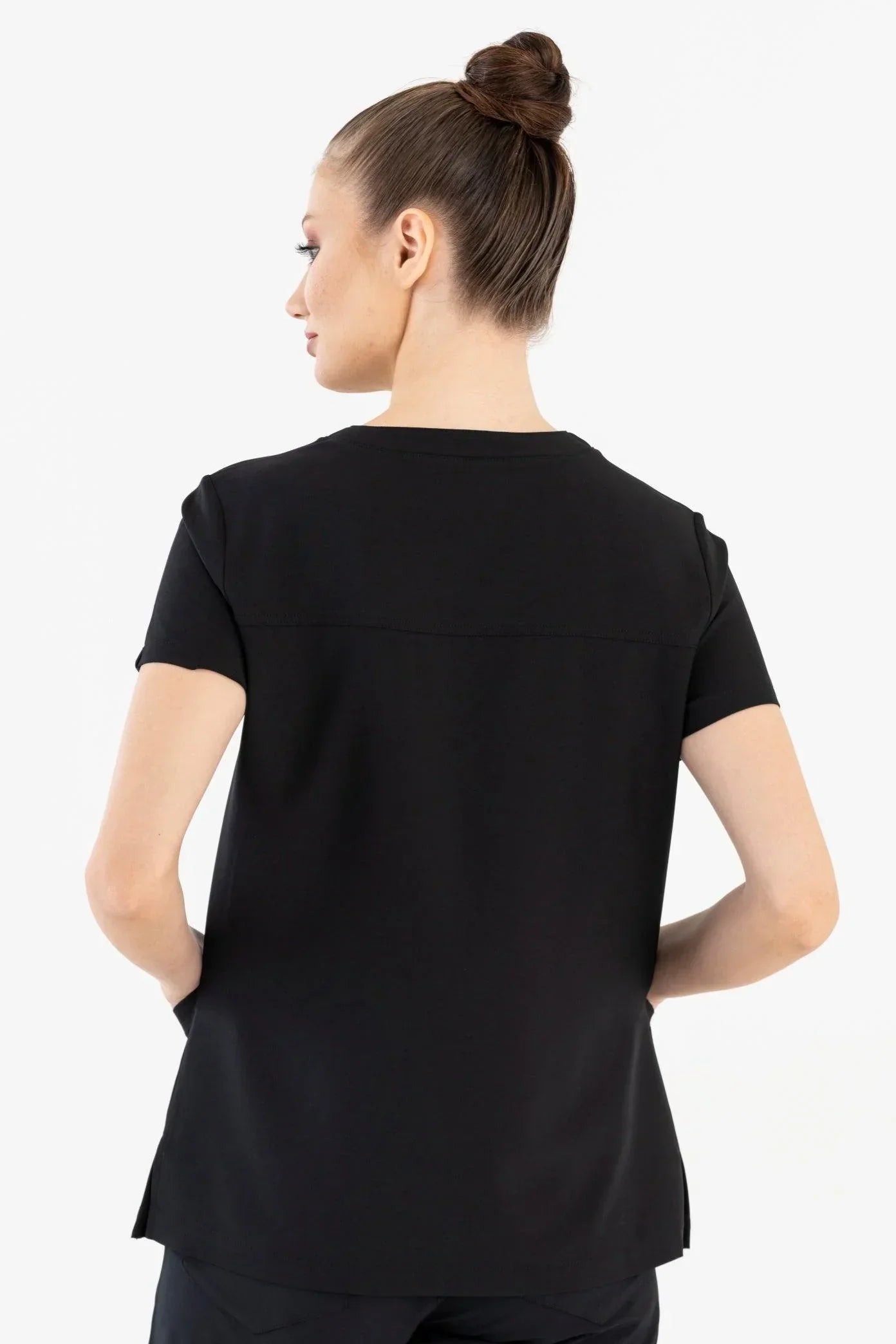 Comfy Master – Victoria Siyah Kadın Medikal Üniforma Tek Üst - Comfy Master 2025