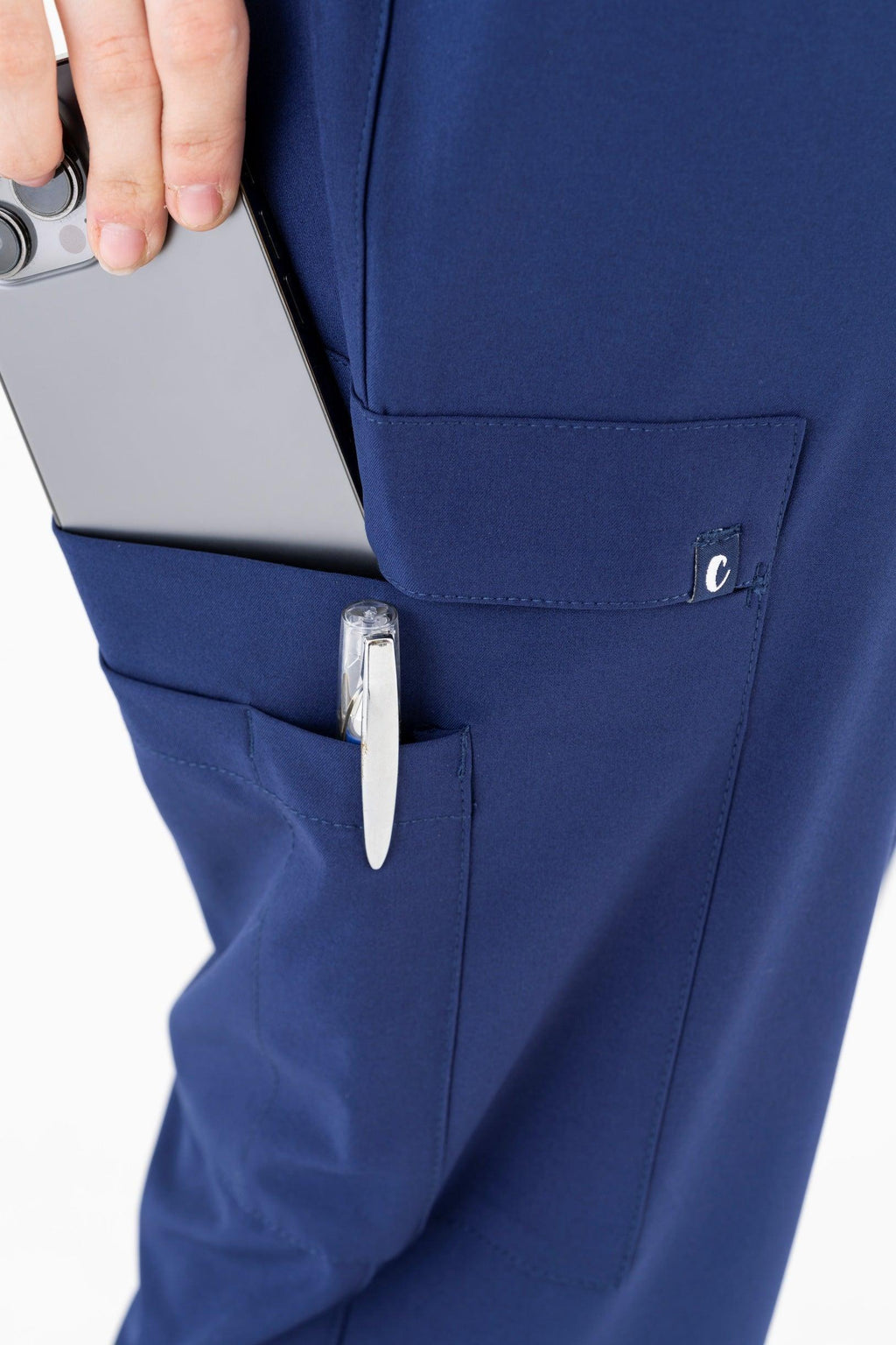 Comfy Master – Sierra Lacivert Kadın Kargo Jogger Medikal Üniforma Tek Alt - Comfy Master 2025