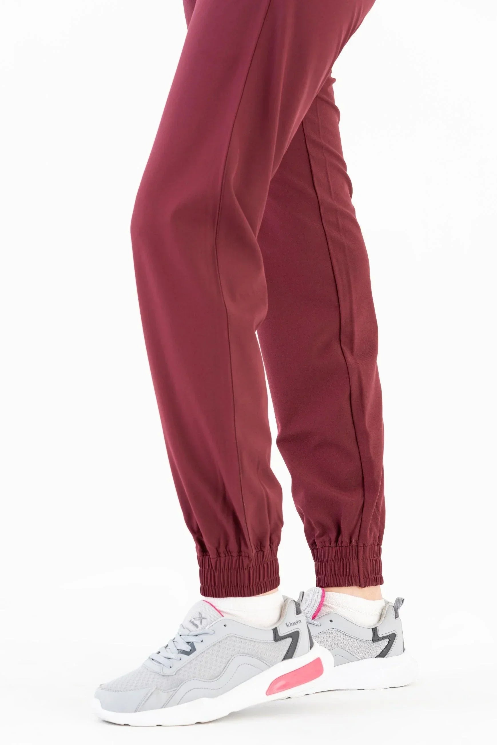 Comfy Master – Sierra Bordo Kadın Kargo Jogger Medikal Üniforma Tek Alt - Comfy Master 2025
