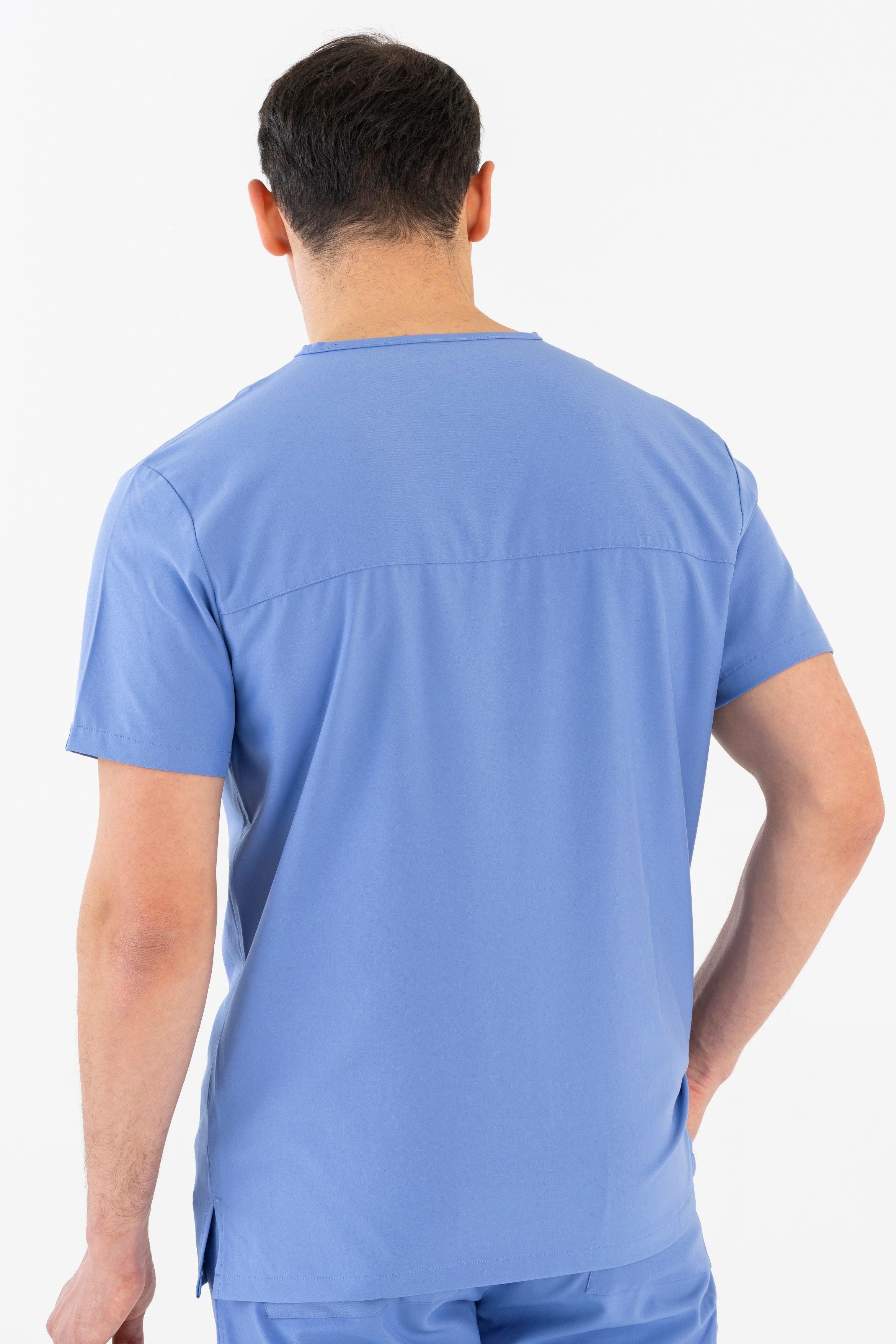 Comfy Master - Astra Erkek Açık Mavi Erkek Medikal Üniforma Tek Üst - Comfy Master 2025