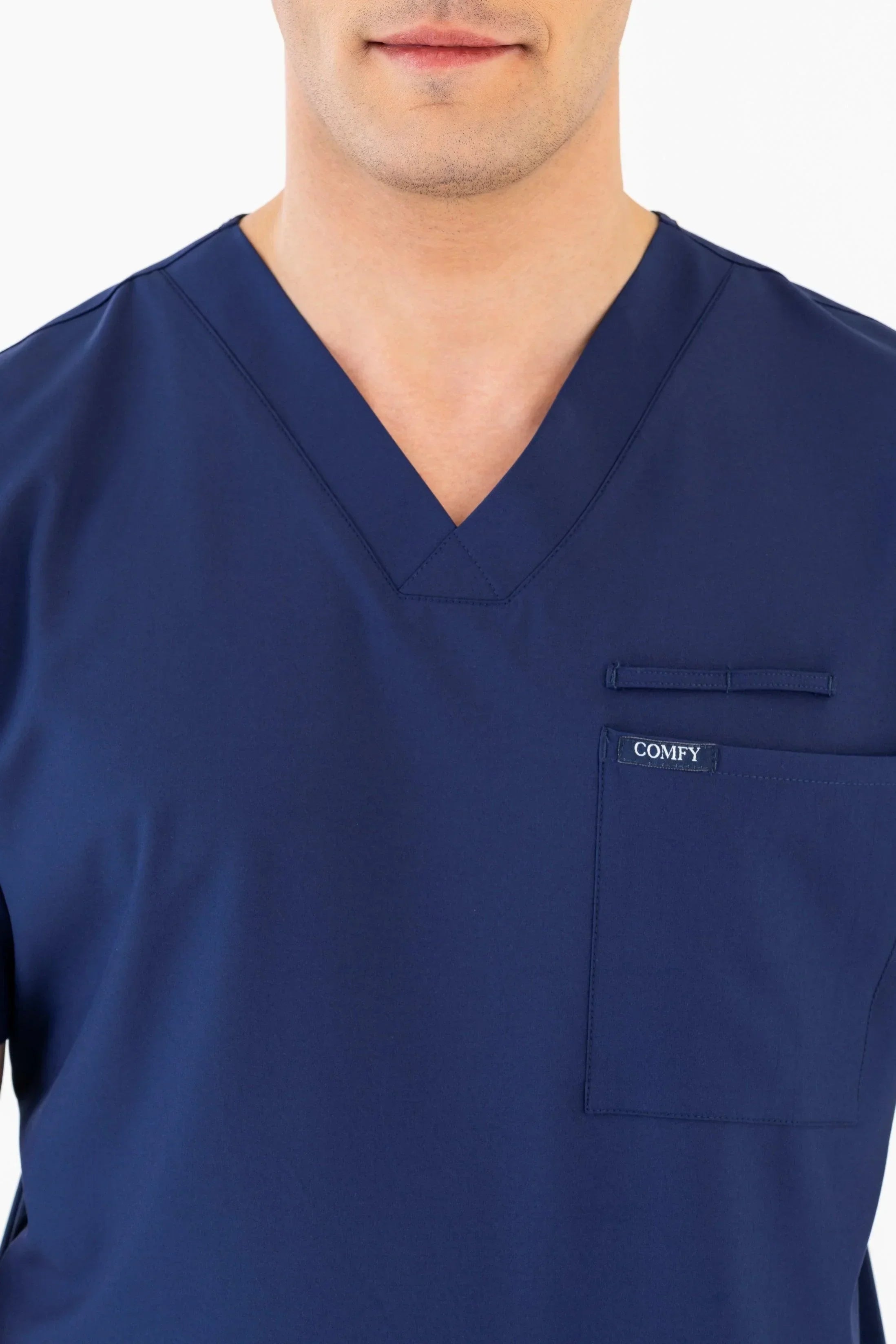 Comfy Master - Astra Erkek Lacivert Erkek Medikal Üniforma Tek Üst - Comfy Master 2025