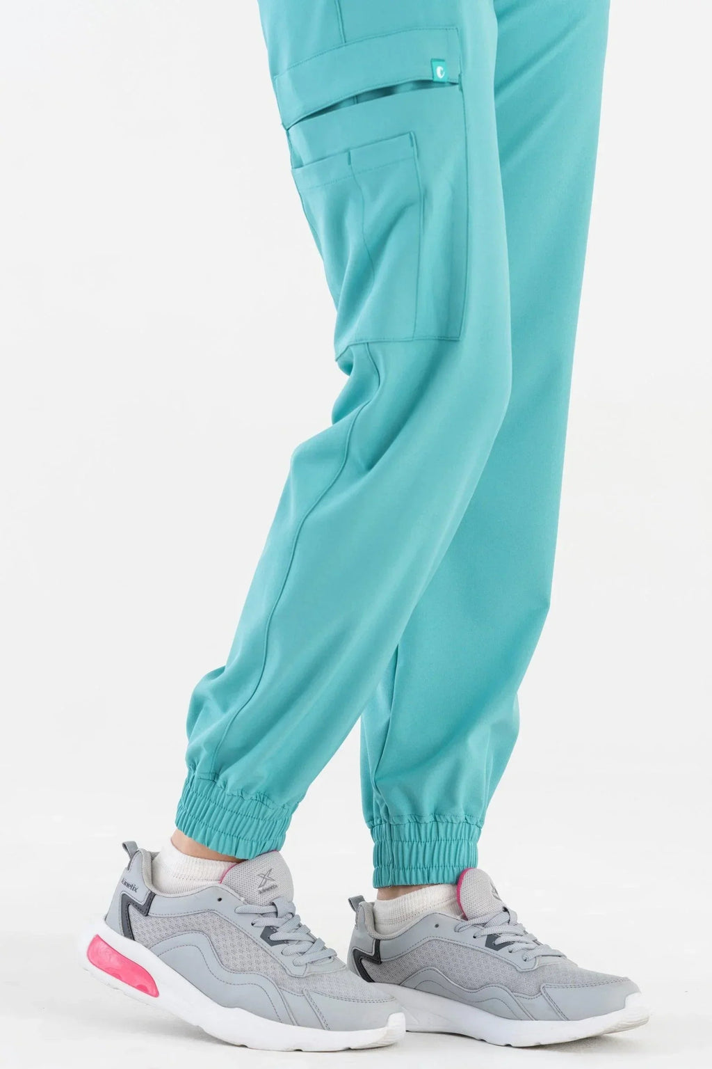 Comfy Master – Sierra Turkuaz Kadın Kargo Jogger Medikal Üniforma Tek Alt - Comfy Master 2025