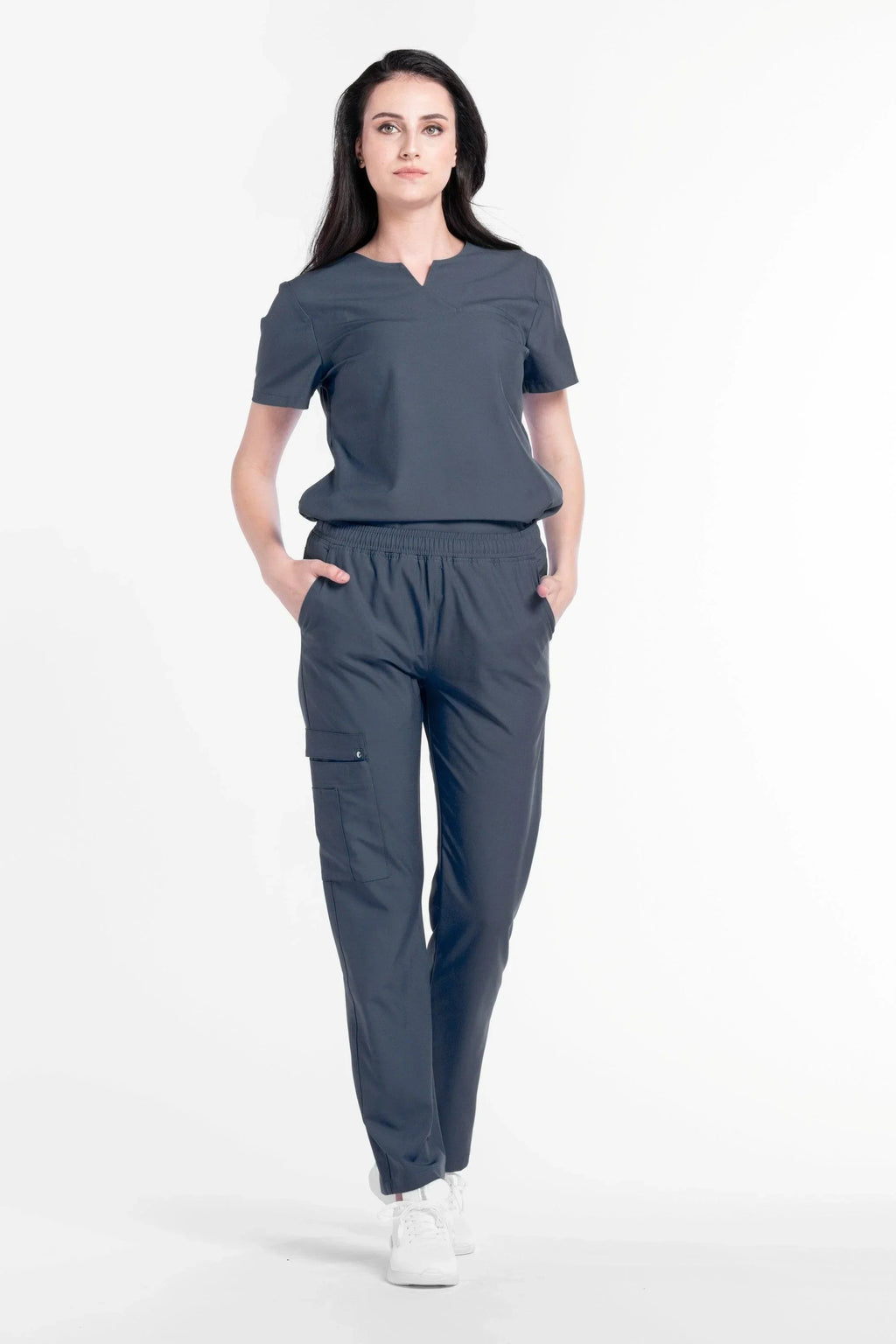 Comfy Master - Harmony Antrasit Kadın Kargo Medikal Üniforma Tek Alt - Comfy Master 2025