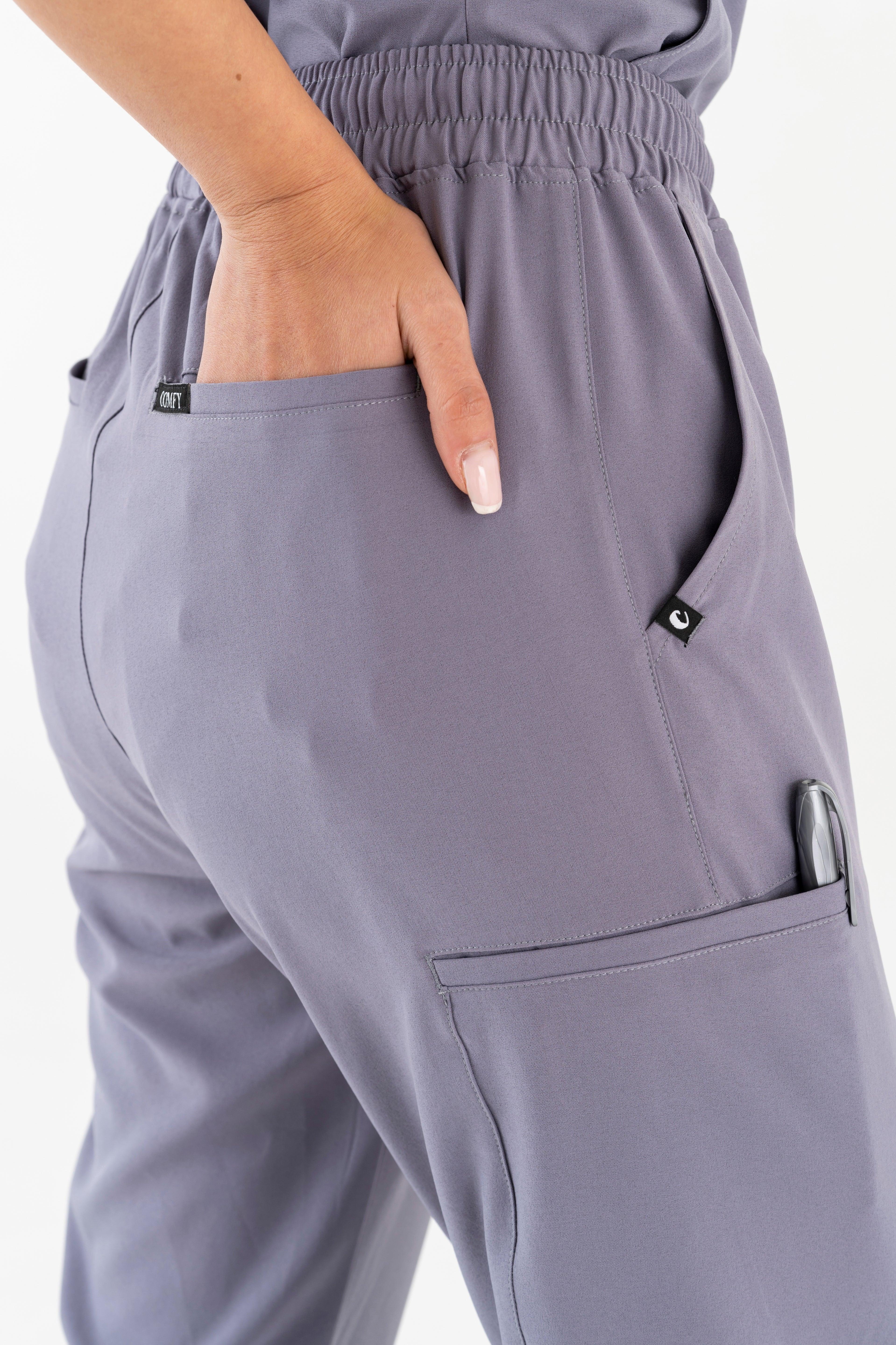 Comfy Master – Juliett Gri Kadın Kargo Cep Tek Alt Pantolon - Comfy Master 2025