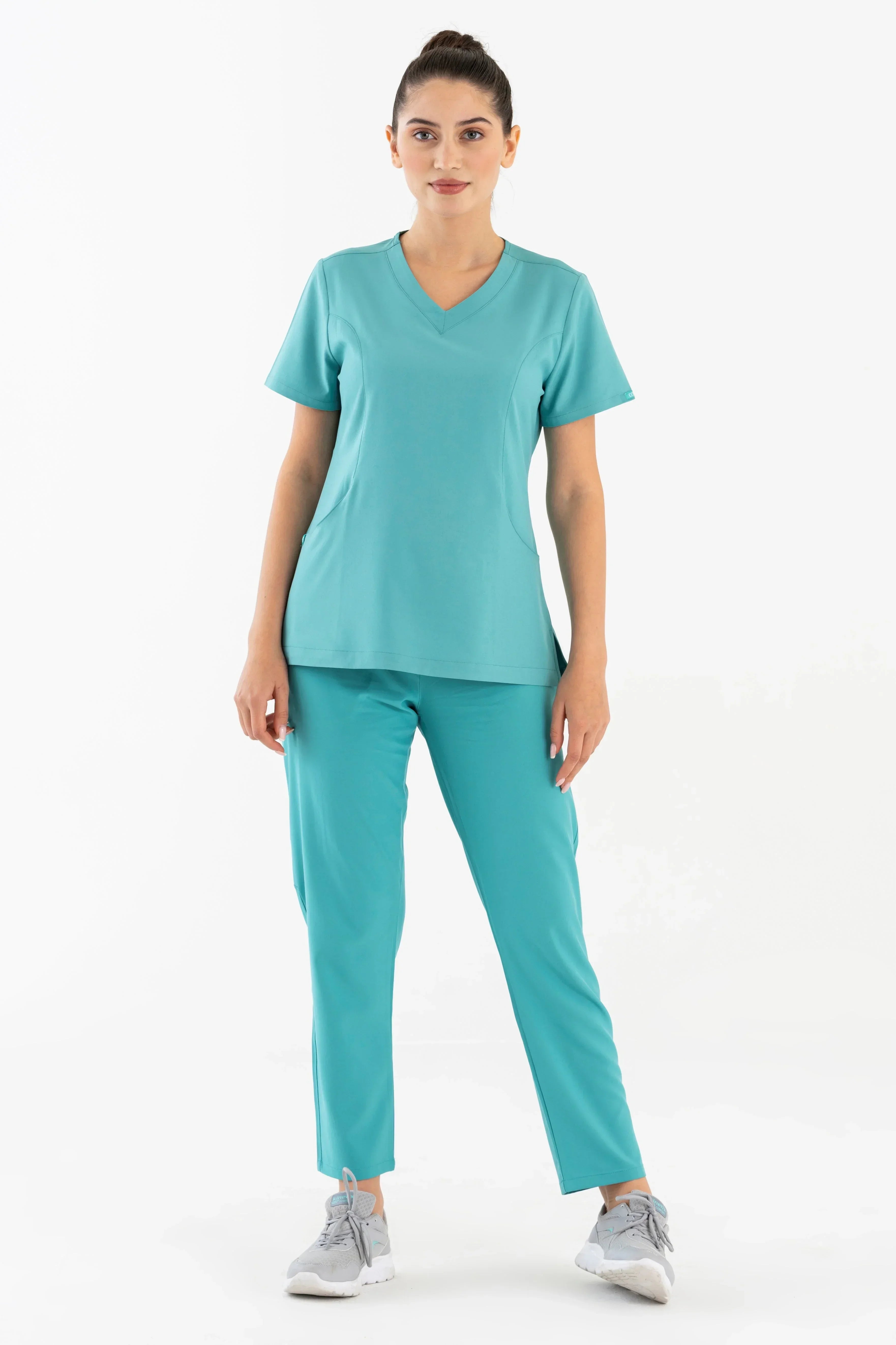 Comfy Master – Juliett Turkuaz Kadın Kargo Cep Tek Alt Pantolon - Comfy Master 2025