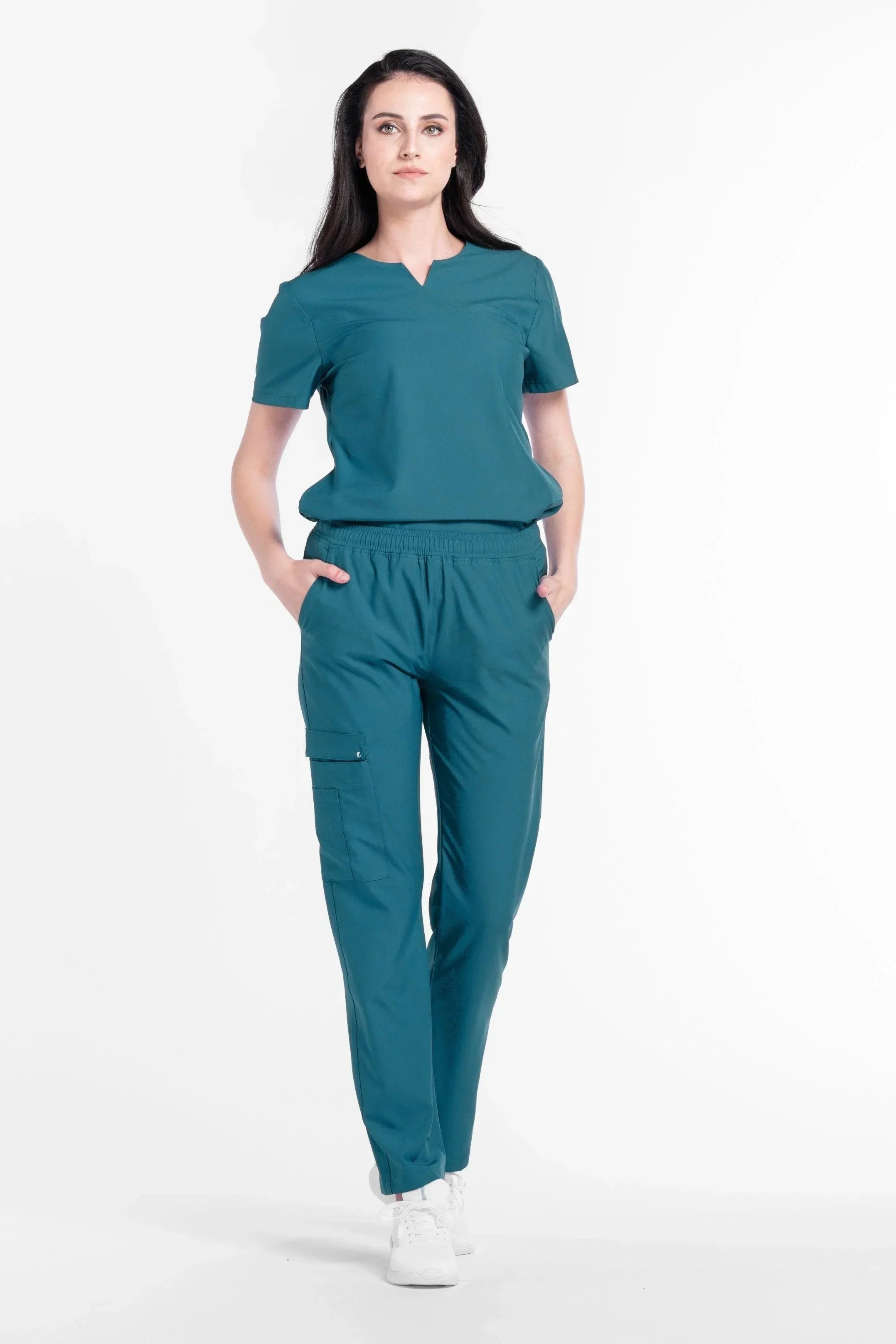 Comfy Master - Harmony Petrol Kadın Kargo Medikal Üniforma Tek Alt - Comfy Master 2025