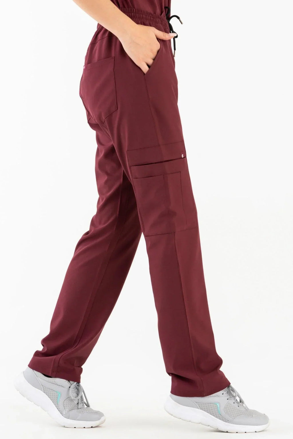 Comfy Master - Harmony Bordo Kadın Kargo Medikal Üniforma Tek Alt - Comfy Master 2025