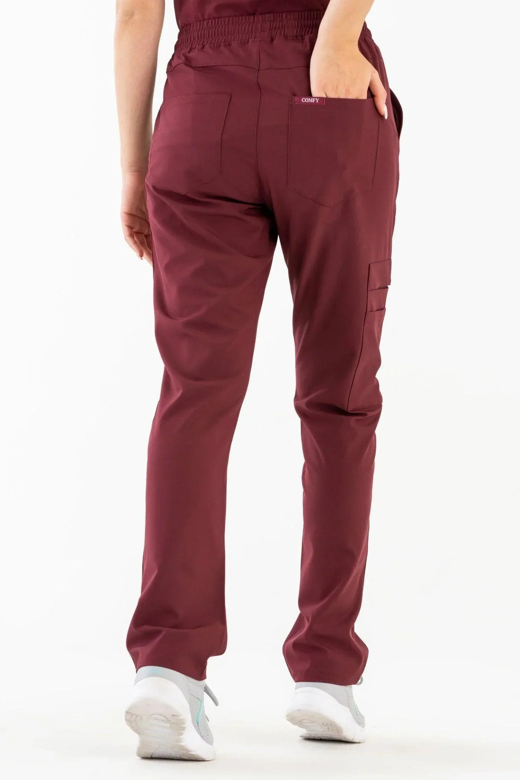 Comfy Master - Harmony Bordo Kadın Kargo Medikal Üniforma Tek Alt - Comfy Master 2025