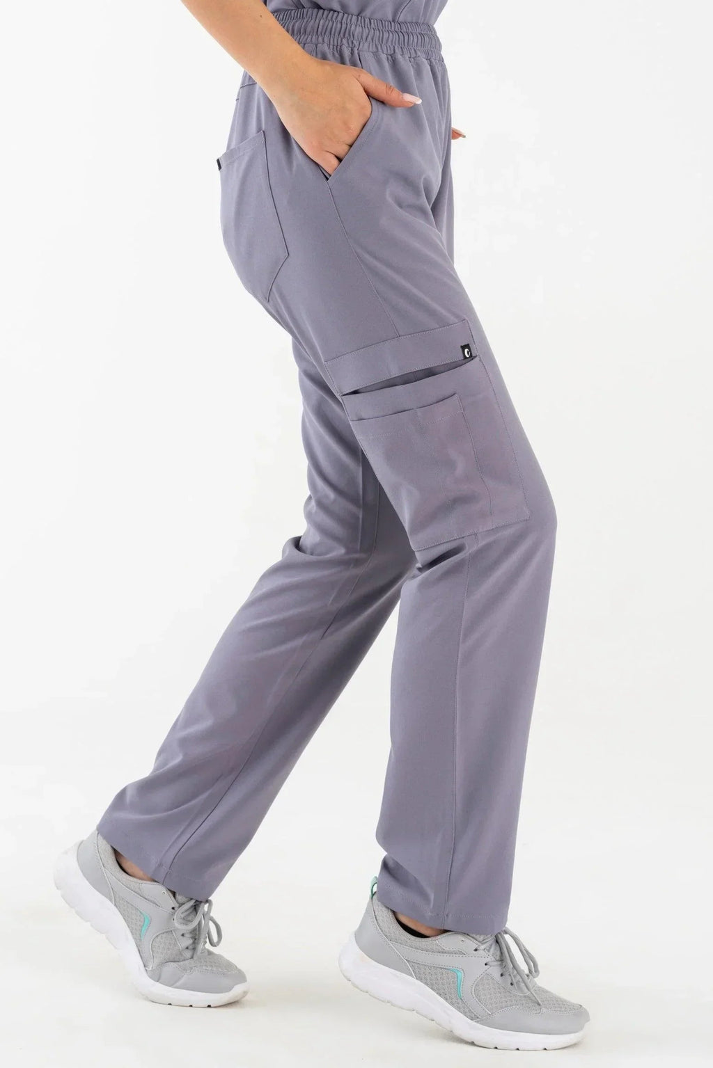 Comfy Master - Harmony Gri Kadın Kargo Medikal Üniforma Tek Alt - Comfy Master 2025
