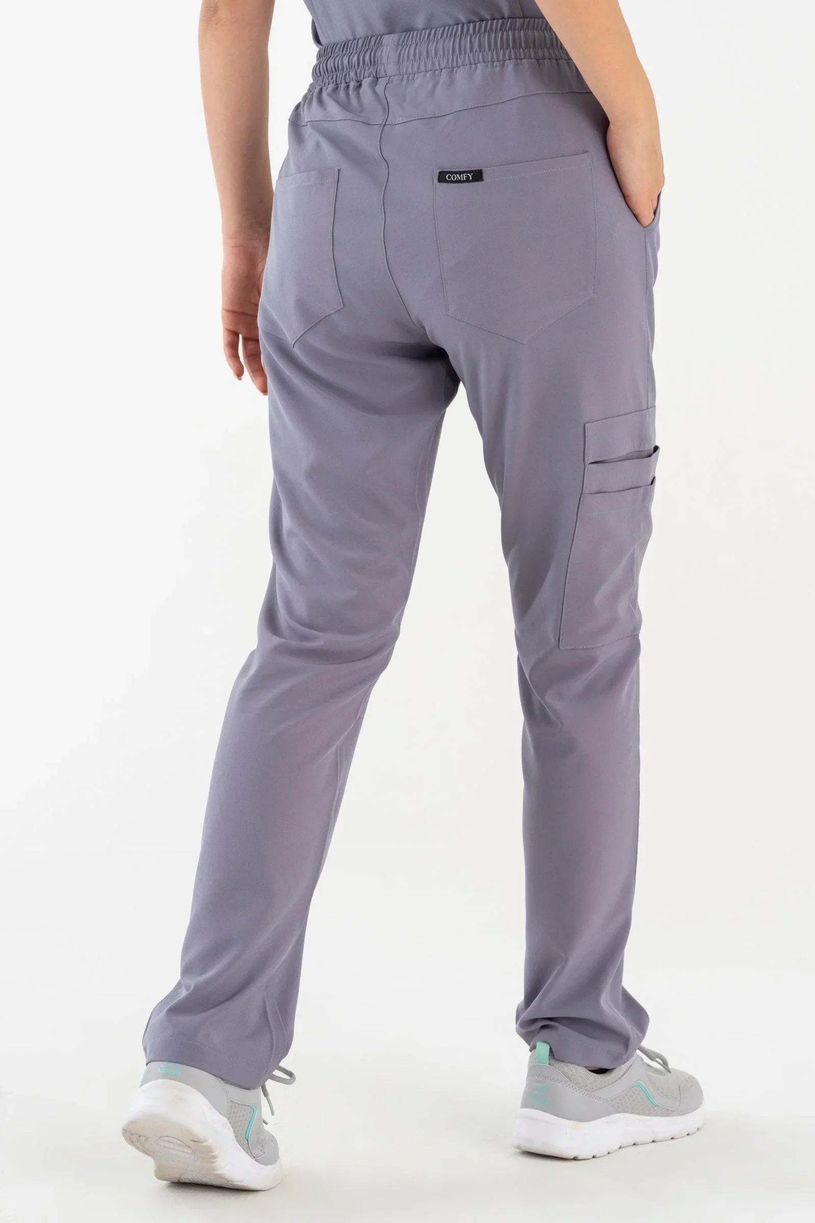 Comfy Master - Harmony Gri Kadın Kargo Medikal Üniforma Tek Alt - Comfy Master 2025