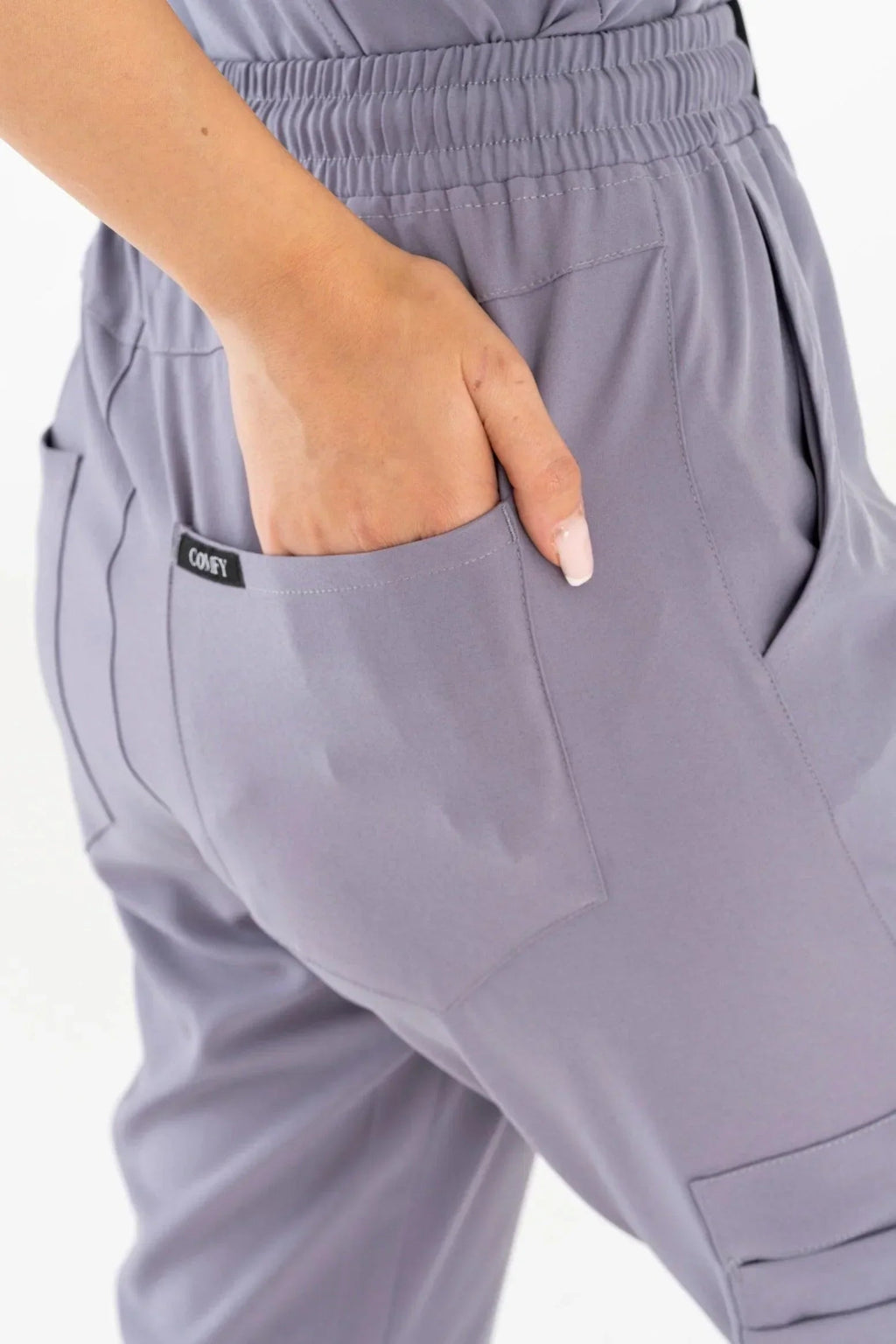 Comfy Master - Harmony Gri Kadın Kargo Medikal Üniforma Tek Alt - Comfy Master 2025