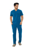 Comfy Master – Rebel Petrol Erkek V-Yaka Medikal Üniforma Tek Üst - Comfy Master 2025